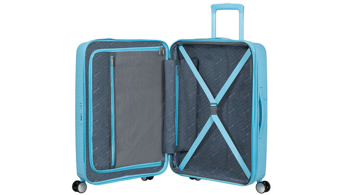 Innenorganisation mit zusätzlicher Reißverschlusstasche.