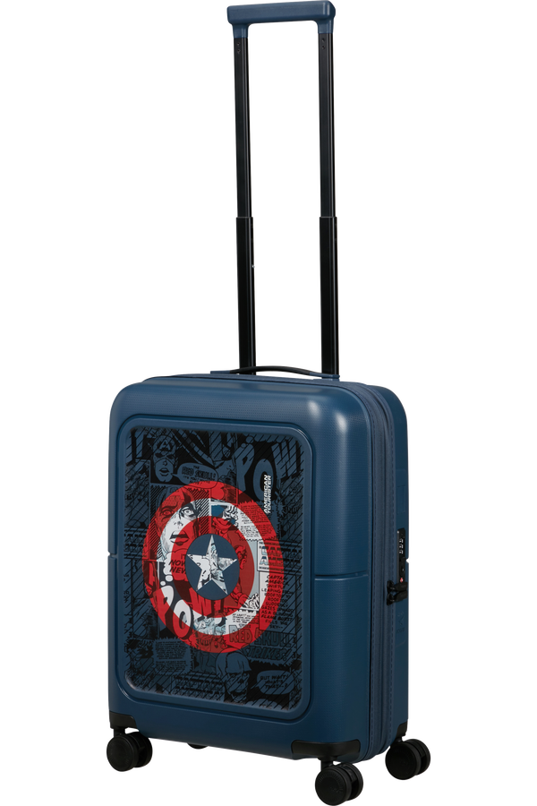 American Tourister Dashpop Disney Spinner Expandable TSA Marvel 55cm  Capt America Shield