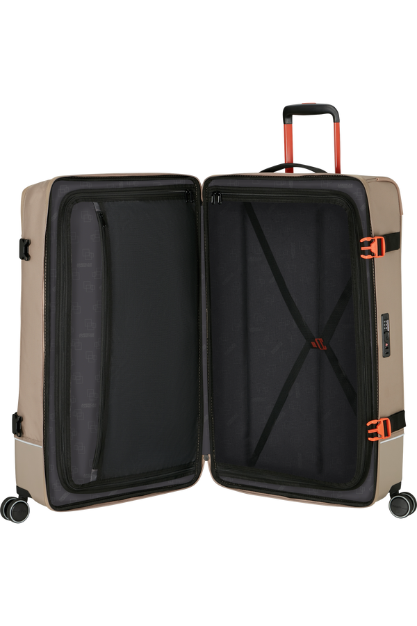 American Tourister Urban Track Spinner L TSA Coated 79cm  Beige/Orange American Tourister Urban Track Spinner L TSA Coated 79cm  Beige/Orange