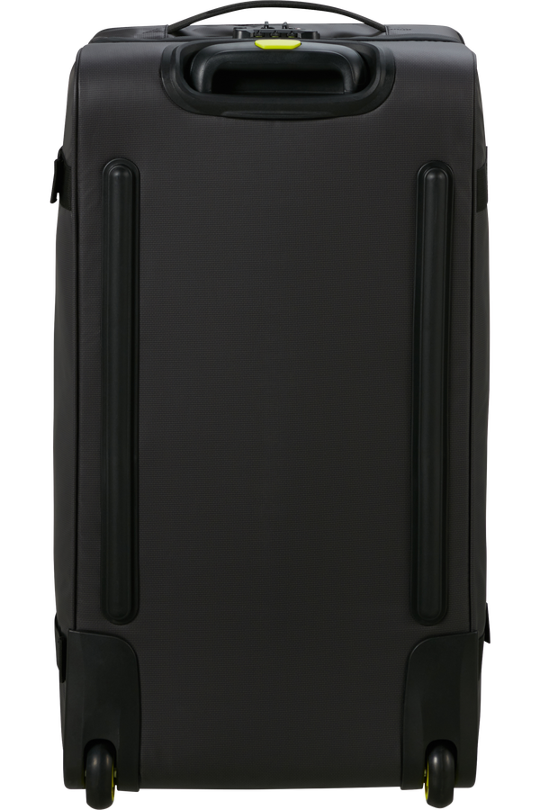 American Tourister Urban Track Duffle with Wheels Coated M  Black/Lime American Tourister Urban Track Duffle with Wheels Coated M  Black/Lime