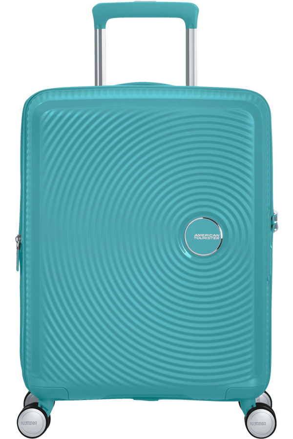 American Tourister Soundbox Spinner Expandable 55cm  Turquoise Tonic
