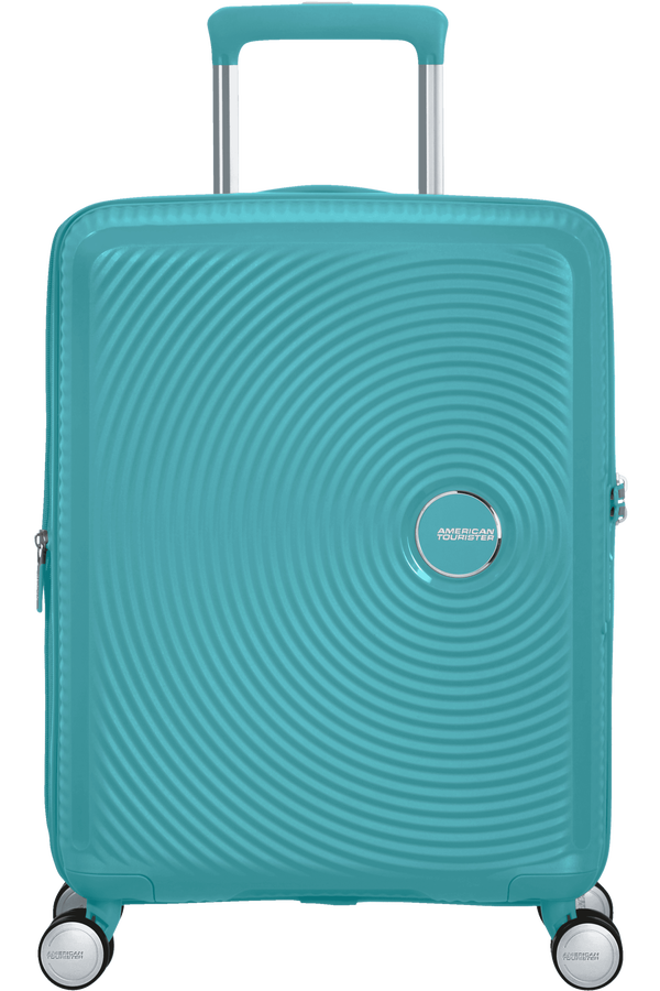 American Tourister Soundbox Spinner Expandable 55cm Turquoise Tonic
