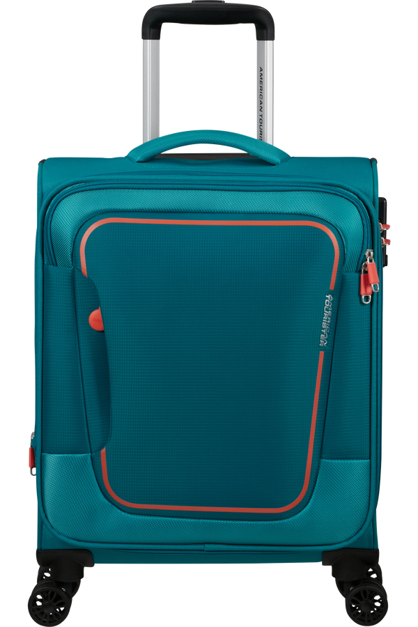 American Tourister Pulsonic Spinner Expandable 55cm Stone Teal