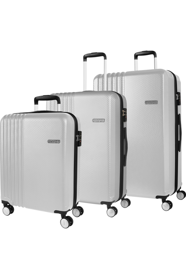 American Tourister Beachrider 3 Pc Set A  Silver