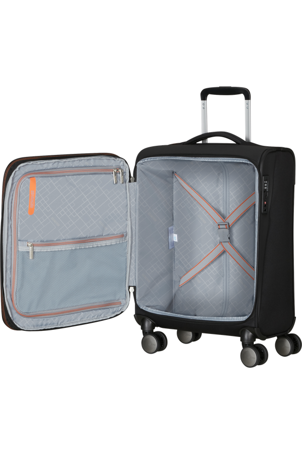 American Tourister Wanderlite Spinner EXP TSA S  Shadow Black