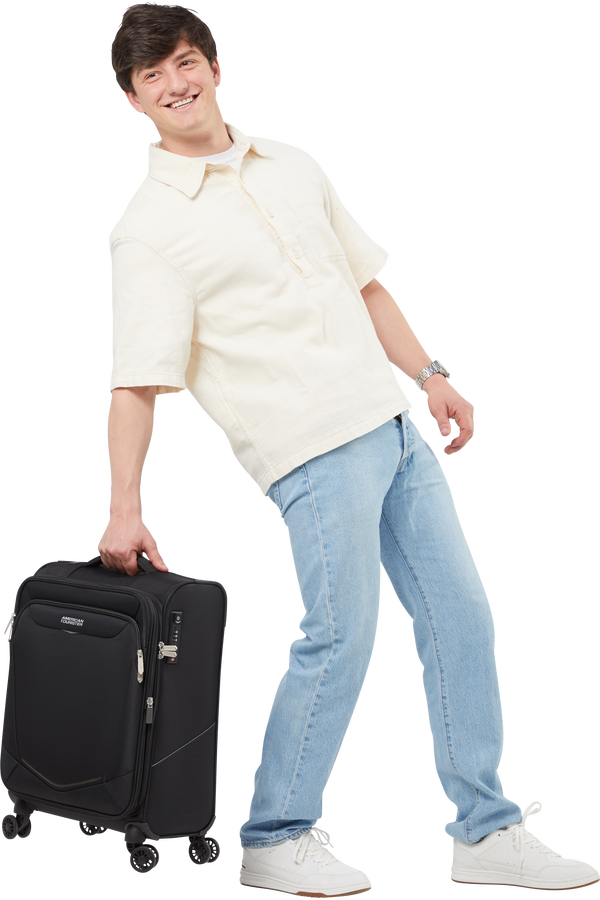 American Tourister SummerRide Spinner S EXP TSA 55cm Schwarz