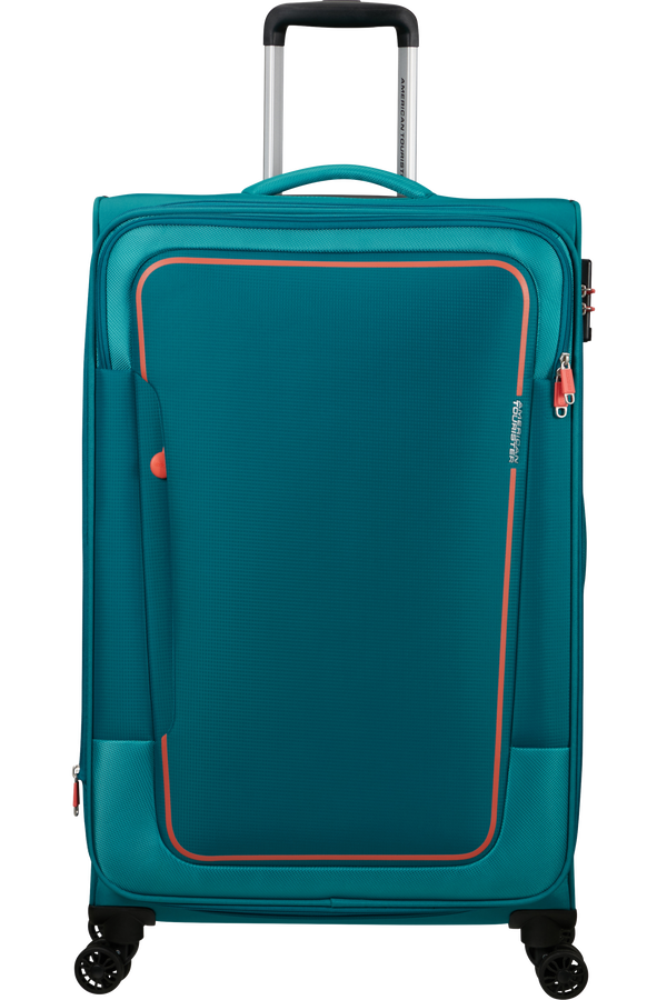 American Tourister Pulsonic Spinner Expandable 81cm  Stone Teal