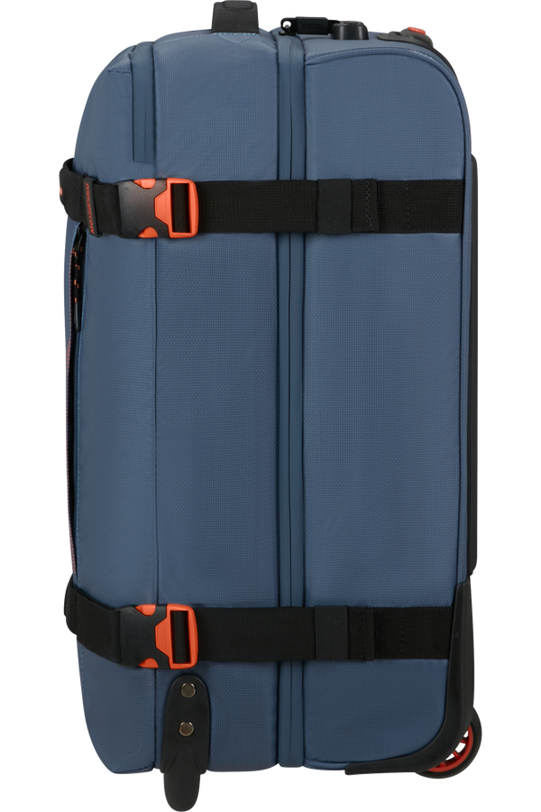 American Tourister Urban Track Duffle with Wheels Coated S  Navy/Orange