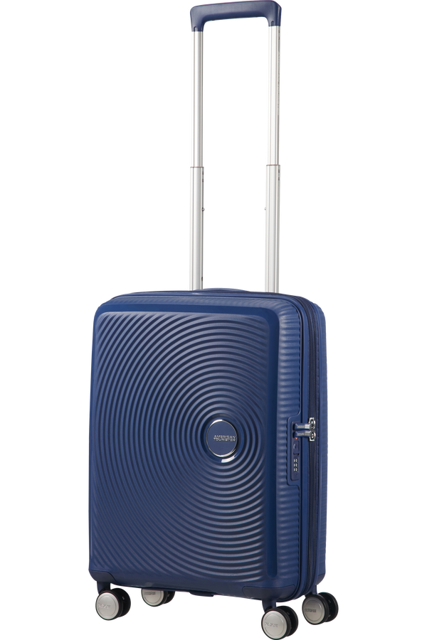 American Tourister Soundbox Spinner erweiterbar 55cm Midnight Navy