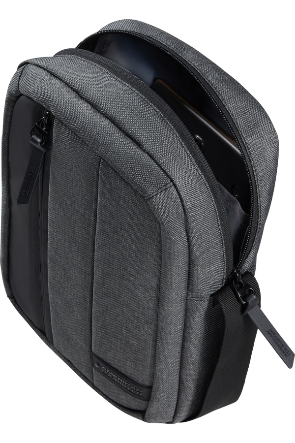 American Tourister Streethero Cross-Over  Grey Melange
