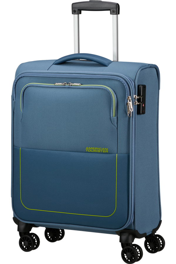 American Tourister Air Wave Spinner TSA S  Coronet Blue/Lime