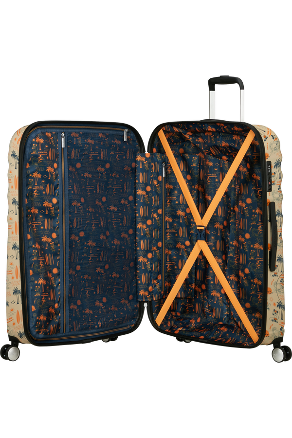 American Tourister Disney Wavebreaker Spinner TSA Disney Fl 77cm  Mickey Super Surfer