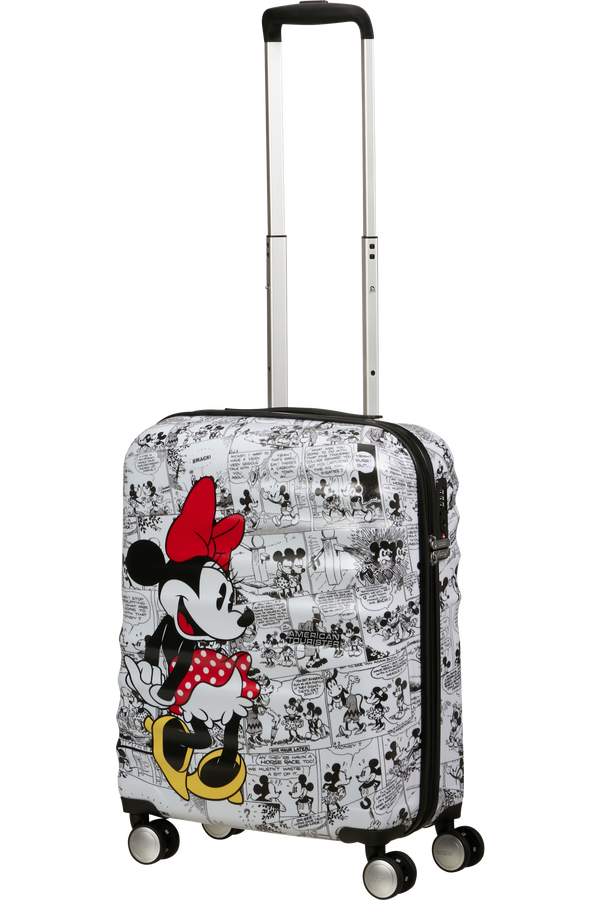 American Tourister Disney Wavebreaker Spinner TSA Disney Fl 55cm  Minnie Comics White
