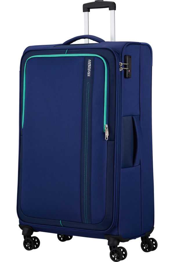 U.S. Traveler Check-Large Spinner Luggage - 30.5 Inch Expandable Suitcase With 360-Degree Wheels