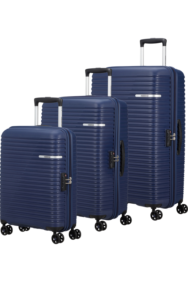 American Tourister Liftoff 3 PC SET A  Midnight Blue
