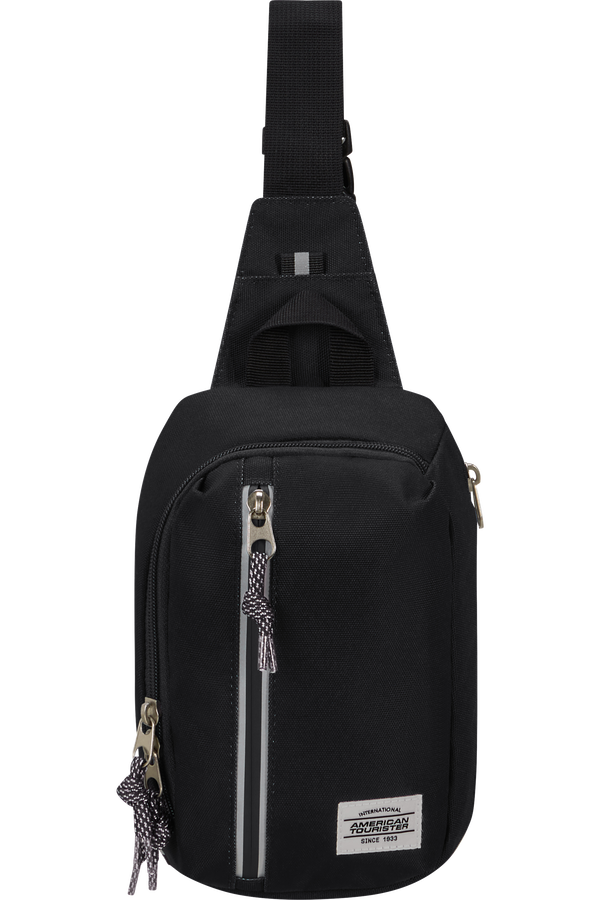 American Tourister Brightup Sling Bag Zip  Schwarz