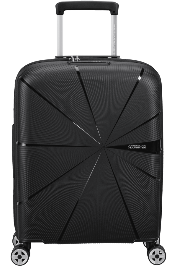 American Tourister Starvibe Spinner Expandable TSA 55cm  Schwarz
