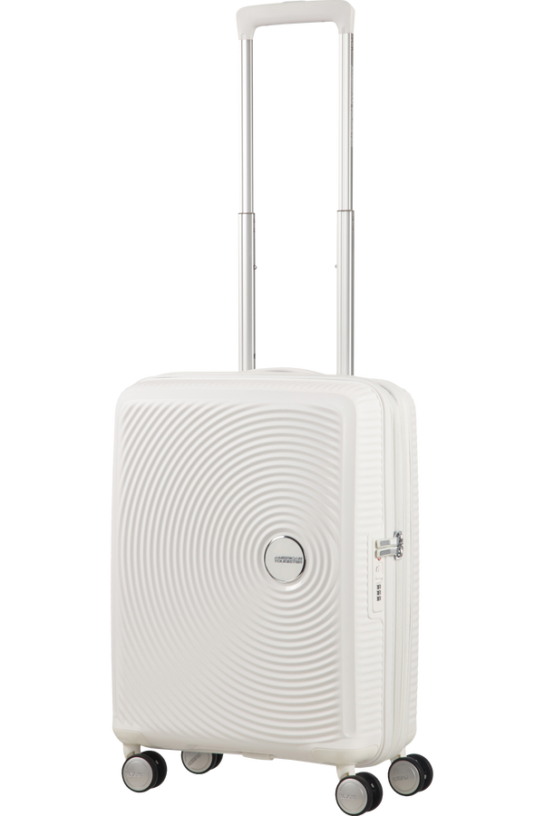 American Tourister Soundbox Spinner erweiterbar 55cm Pure White