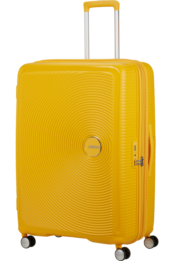 American Tourister SoundBox Spinner TSA Expandable 80cm  Golden Yellow