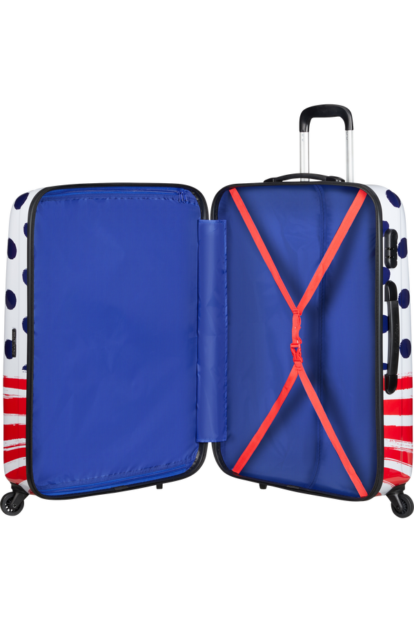 American Tourister Disney Legends Spinner 75cm  Mickey Blue Dots American Tourister Disney Legends Spinner 75cm  Mickey Blue Dots