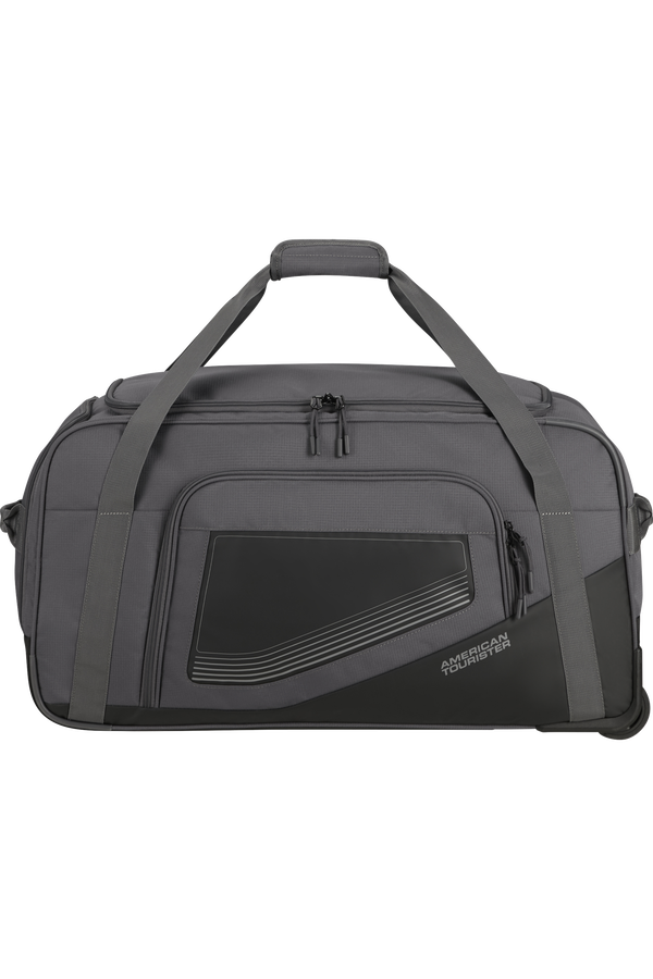 American Tourister City Racer Duffle with Wheels M  Schwarz