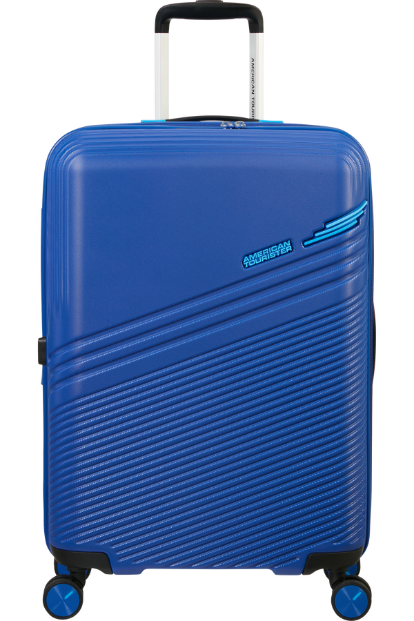 American Tourister Triple Trace Spinner TSA Expandable 67cm  Navy/Blue