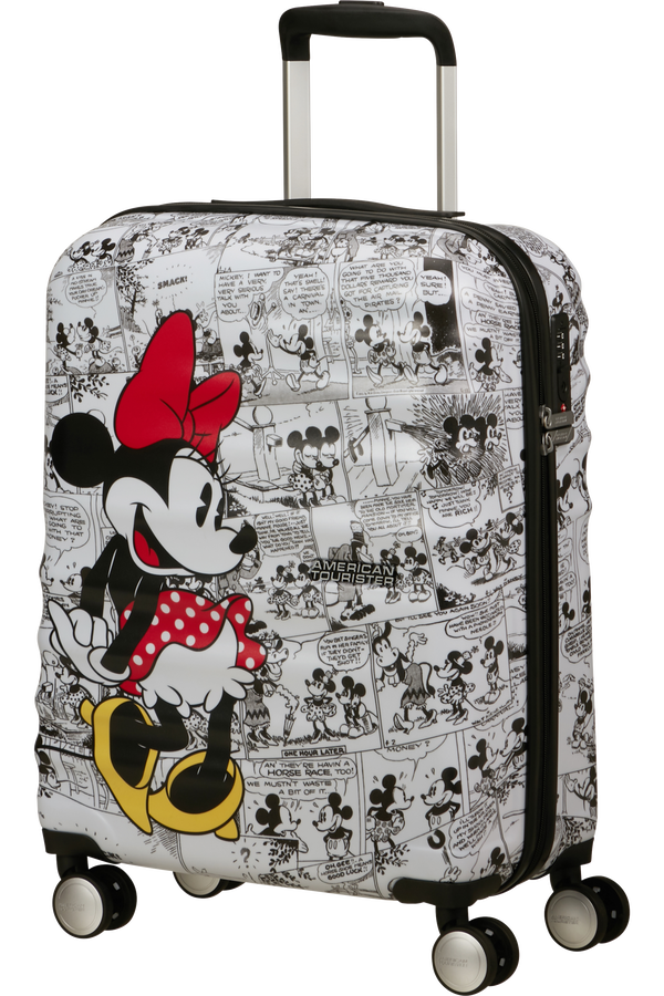 American Tourister Disney Wavebreaker Spinner TSA Disney Fl 55cm  Minnie Comics White