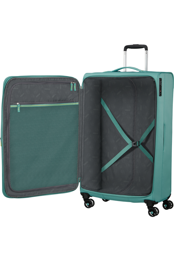 American Tourister Aerospin Spinner Expandable L  Dusty Turquoise