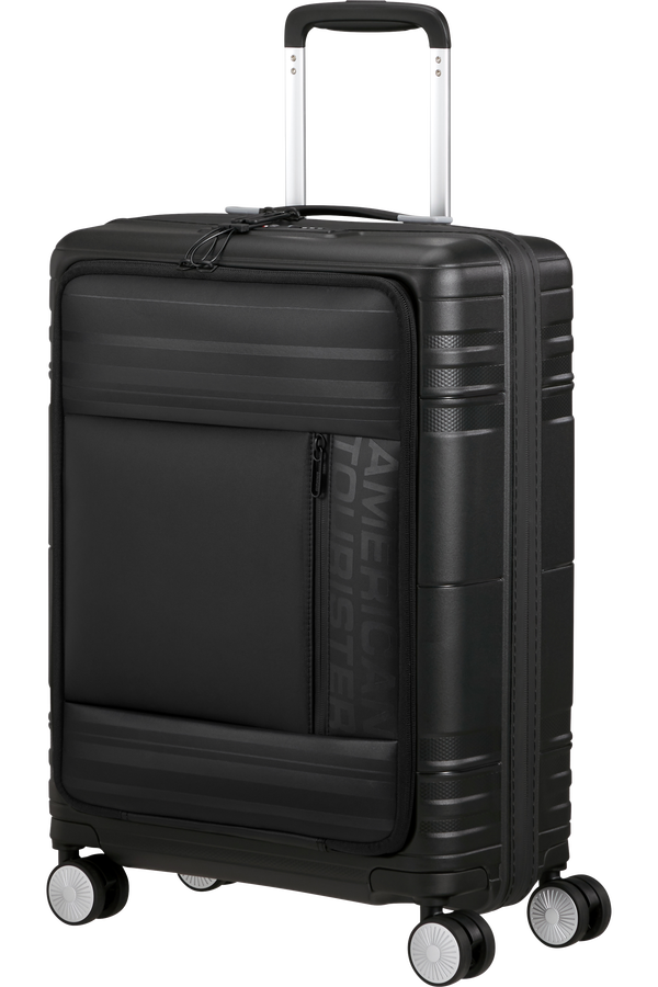 American Tourister Hello Cabin Spinner TSA Coated 55cm  Onyx Black