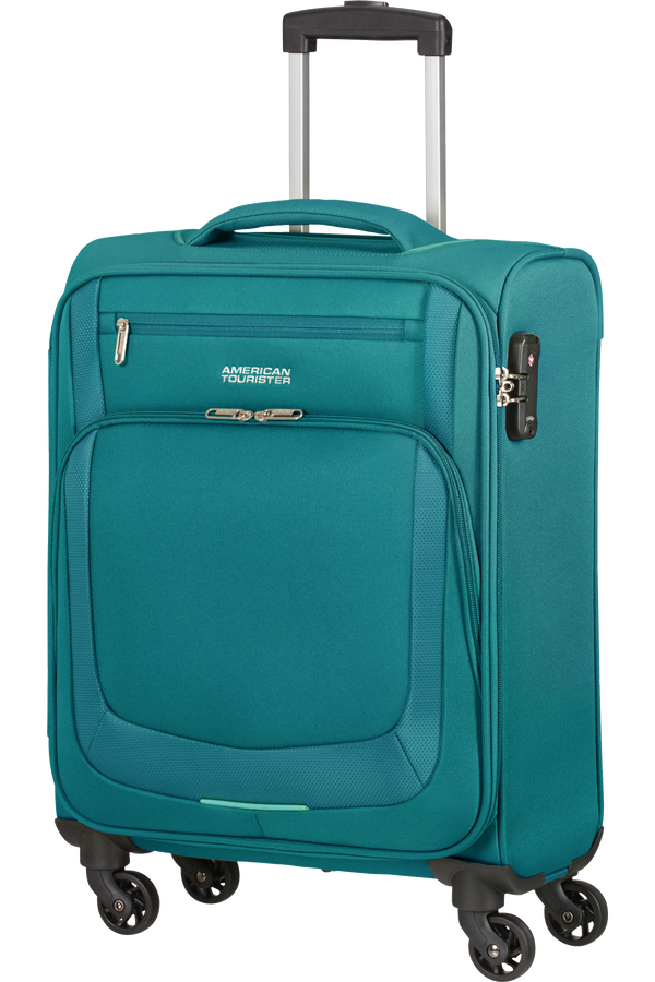 American Tourister Summer Session Spinner TSA 55cm  Blue/Light Blue
