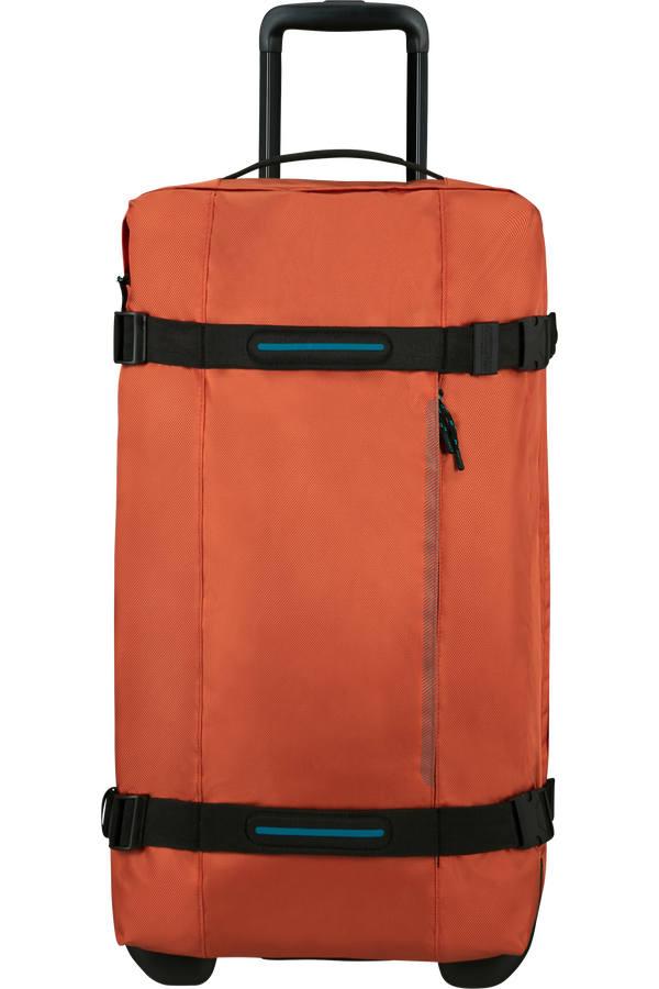 American Tourister Urban Track Duffle with Wheels M  Radiant Orange American Tourister Urban Track Duffle with Wheels M  Radiant Orange