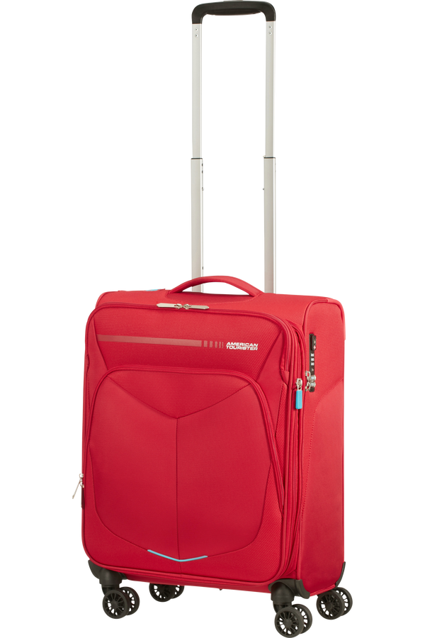 American Tourister Summerfunk Spinner Exp TSA 55cm  Rot