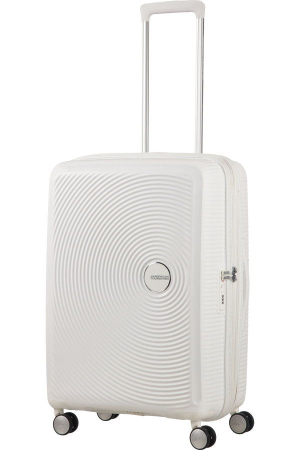 American tourister white suitcase 2025