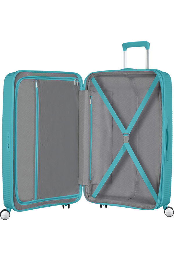 American Tourister Soundbox Spinner Expandable 77cm  Turquoise Tonic