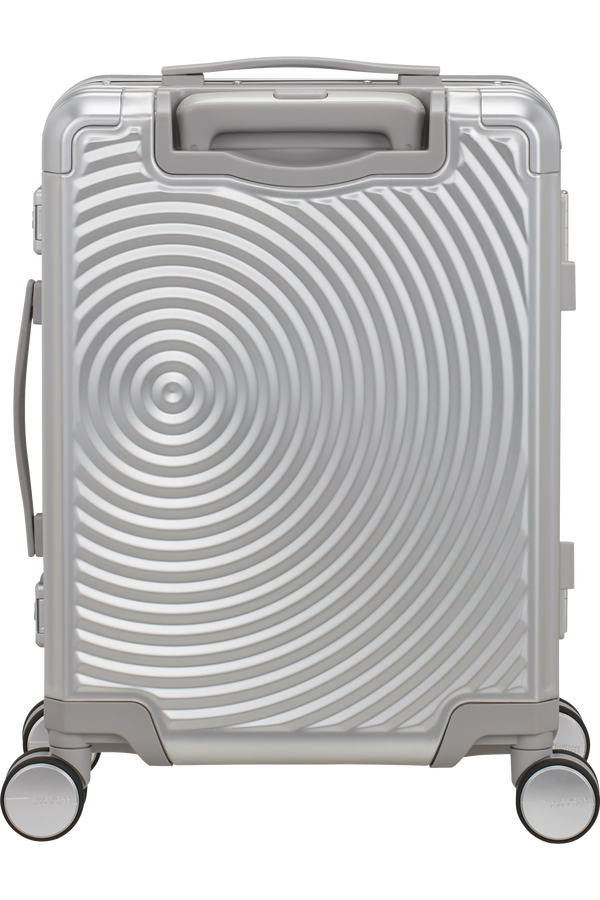 American Tourister Soundbox Alu Spinner TSA 55cm  Silver