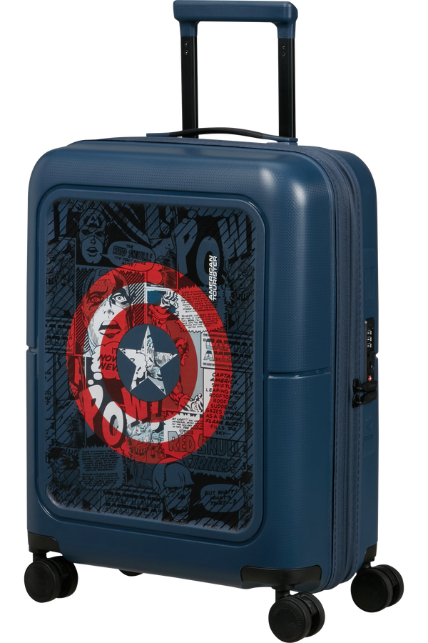 American Tourister Dashpop Disney Spinner Expandable TSA Marvel 55cm  Capt America Shield