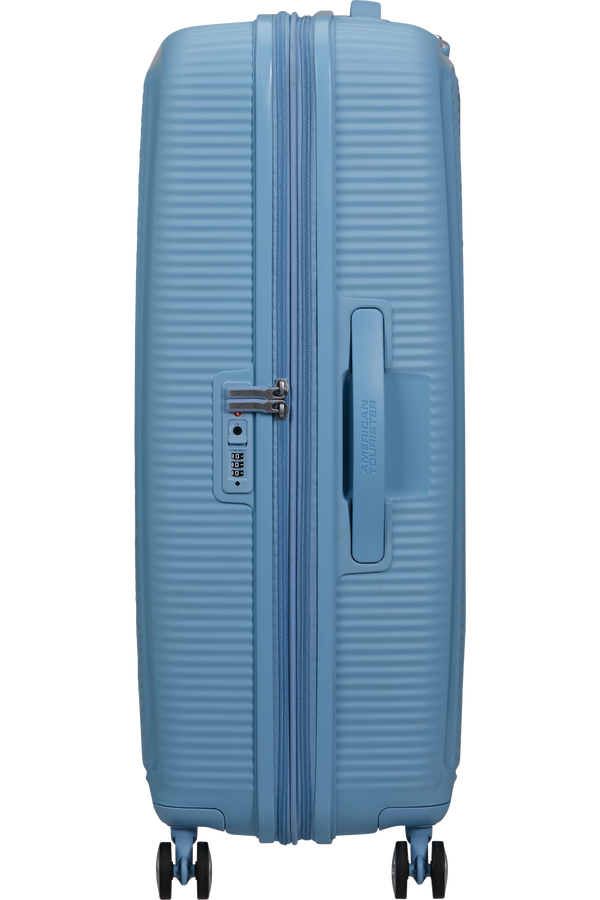 American Tourister SoundBox Spinner TSA Expandable 77cm  Sea Shimmer