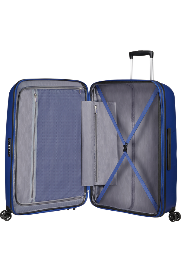 American Tourister Bon Air Dlx Spinner TSA Expandable 75cm  Midnight Navy American Tourister Bon Air Dlx Spinner TSA Expandable 75cm  Midnight Navy