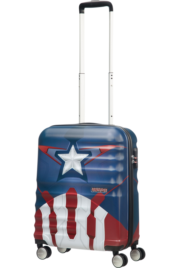 American Tourister Wavebreaker Disney Spinner 55cm  Captain America Close-Up