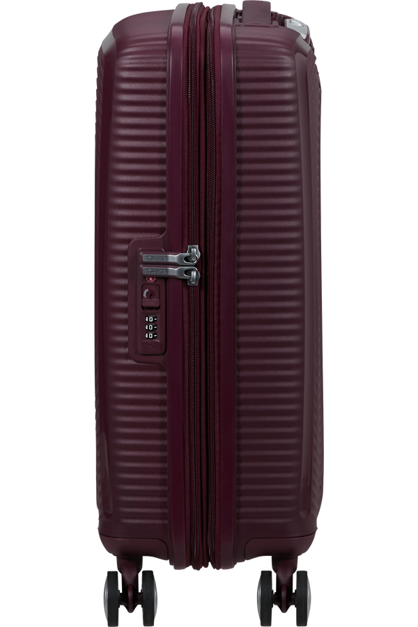 American Tourister SoundBox Spinner TSA Expandable 55cm  Wild Cherry