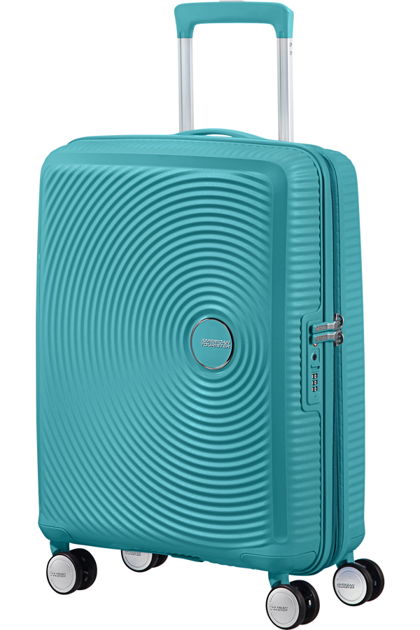 American Tourister Soundbox Spinner Expandable 55cm  Turquoise Tonic
