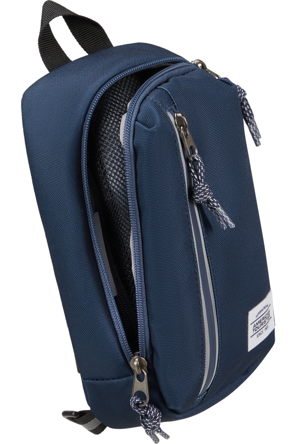 American Tourister Brightup Sling Bag Zip  Navy
