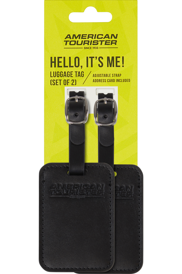 American Tourister American Tourist. Ta Luggage Tag X2  Schwarz