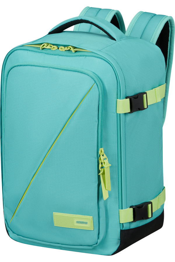 American Tourister Take2cabin Casual Backpack S  Dusty Turquoise/Lime