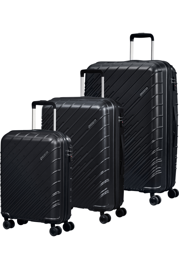 American Tourister Speedstar 3 PC SET A  Schwarz