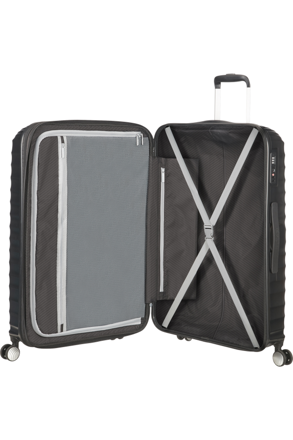 American Tourister Jetglam Spinner 77cm  Metallic Black