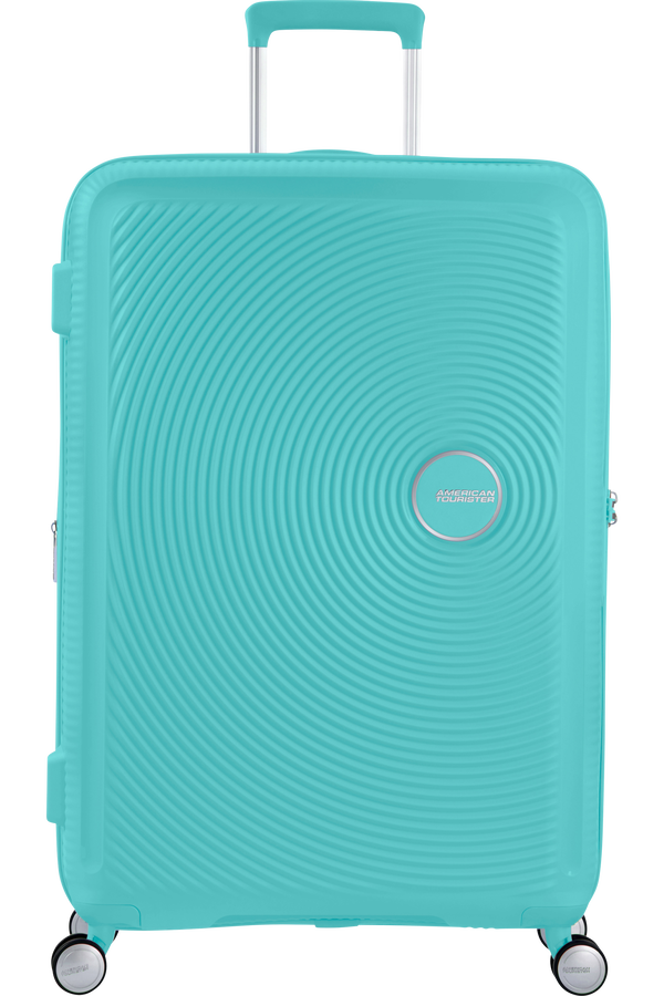 American Tourister Soundbox Spinner TSA Expandable 77cm  Poolside Blue