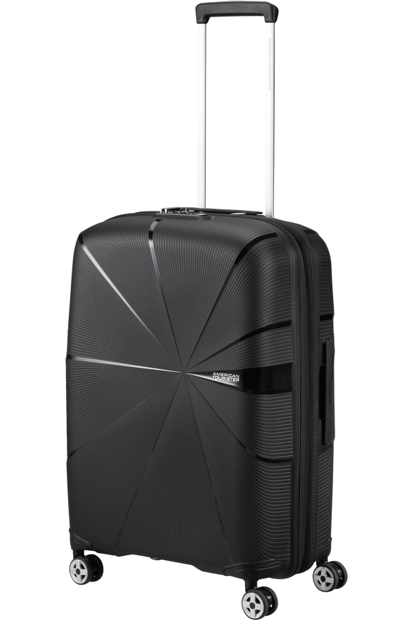 American Tourister Starvibe Spinner Expandable TSA 67cm Schwarz American Tourister Starvibe Spinner Expandable TSA 67cm Schwarz