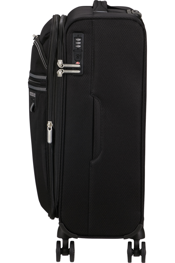 American Tourister Aerospin Spinner Expandable S  Schwarz