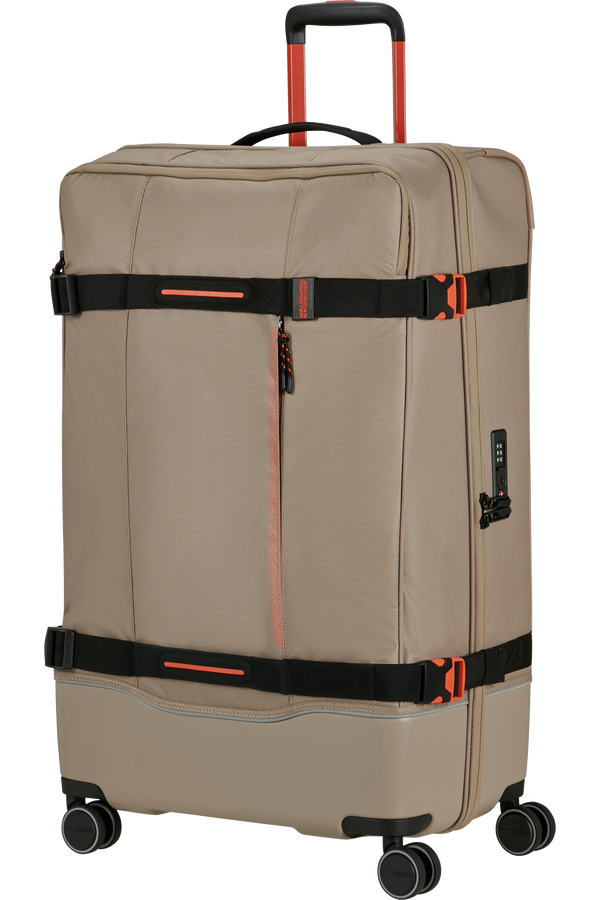 American Tourister Urban Track Spinner L TSA Coated 79cm  Beige/Orange American Tourister Urban Track Spinner L TSA Coated 79cm  Beige/Orange